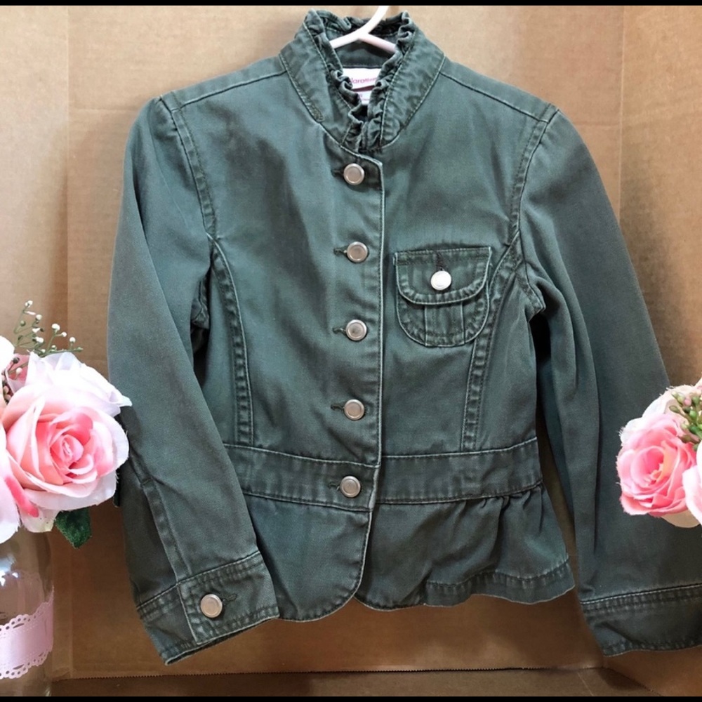 Xhilaration Jean green jacket Size XS